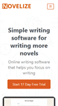 Mobile Screenshot of getnovelize.com